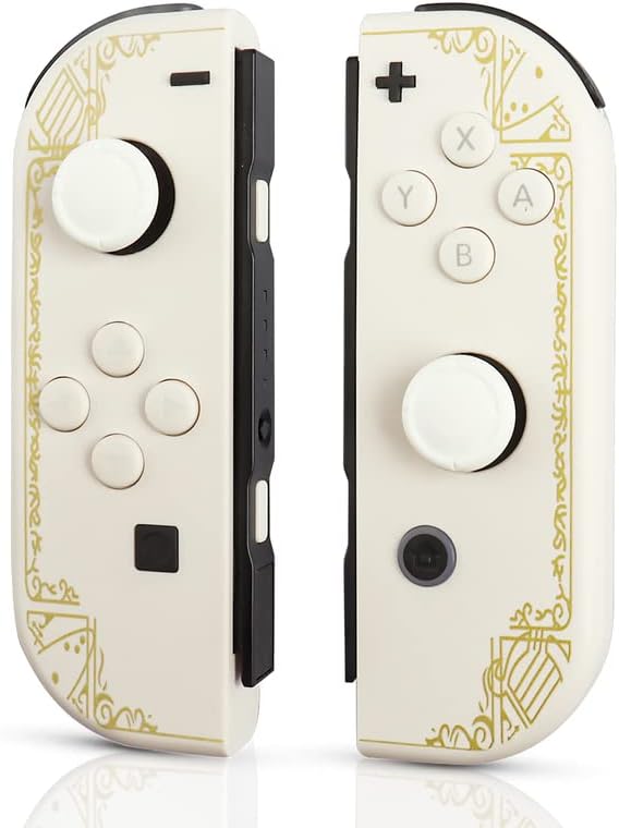 Wireless Replacement Joypad Controller Set for Nintendo Switch/OLED/Lite with Turbo, Wake-Up & Motion Control
