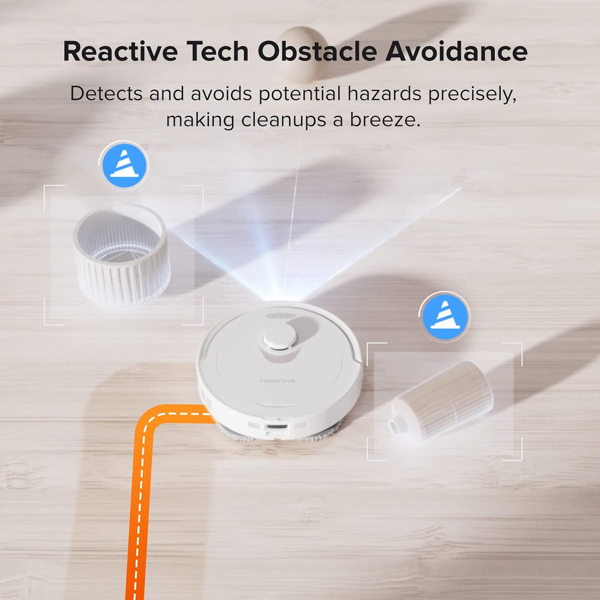 Roborock QX Revo Robot Vacuum & Mop with 5500Pa Suction, Self-Emptying Dock & LiDAR Navigation – Refurbished